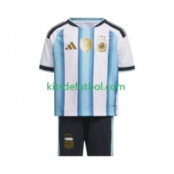 Equipación completa Niño Argentina World Cup 2026 Camiseta de local Manga Corta