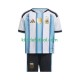Equipación completa Niño Argentina World Cup 2026 Camiseta de local Manga Corta