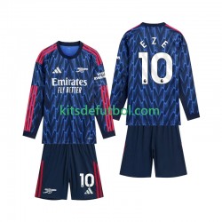 Equipación completa Niño Arsenal Eze 10 Camiseta de visitante 2025-2026 Manga Larga