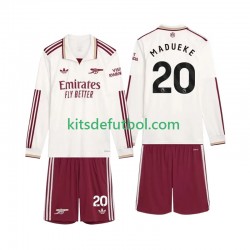 Equipación completa Niño Arsenal Madueke 20 Camiseta alternativa 2025-2026 Manga Larga