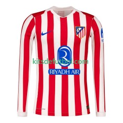 Atlético Madrid Hombre Camiseta de local 2025-2026 Manga Larga