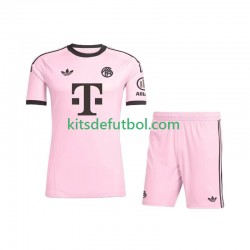 Equipación completa Niño Bayern de Múnich Portero UCL Camiseta alternativa 2025-2026 Manga Corta