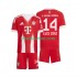 Equipación completa Niño Bayern de Múnich Luis Diaz 14 Camiseta de local 2025-2026 Manga Corta