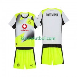 Equipación completa Niño Borussia Dortmund Camiseta de visitante 2025-2026 Manga Corta