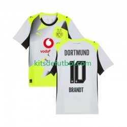 Borussia Dortmund Julian Brandt 10 Hombre Camiseta de visitante 2025-2026 Manga Corta