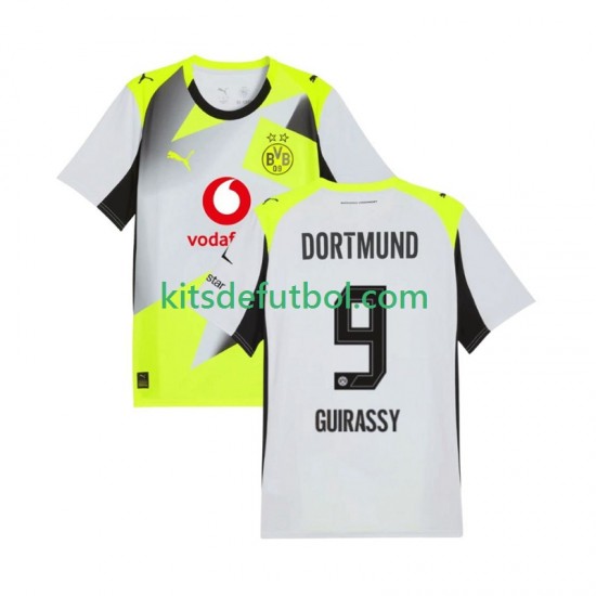 Borussia Dortmund Serhou Guirassy 9 Hombre Camiseta de visitante 2025-2026 Manga Corta