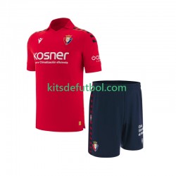 Equipación completa Niño CA Osasuna Camiseta de local 2025-2026 Manga Corta