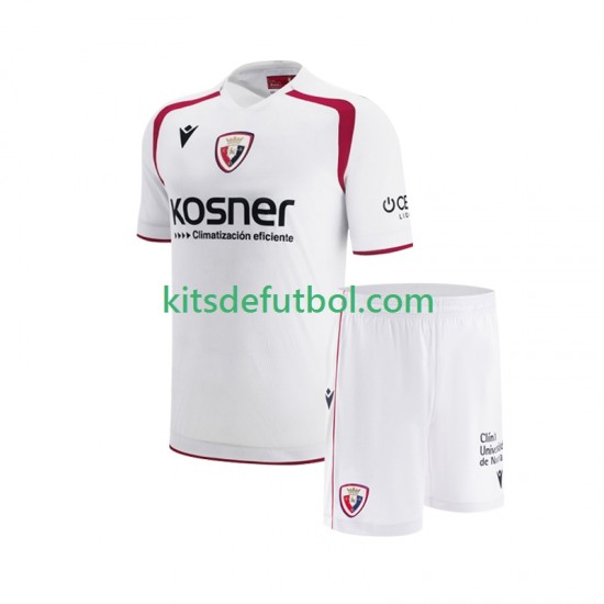 Equipación completa Niño CA Osasuna Camiseta alternativa 2025-2026 Manga Corta
