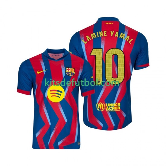 FC Barcelona Lamine Yamal 10 Hombre Camiseta Cuarta 2025-2026 Manga Corta