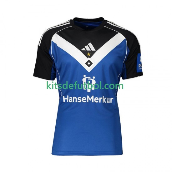 Hamburger SV Hombre Camiseta de visitante 2025-2026 Manga Corta