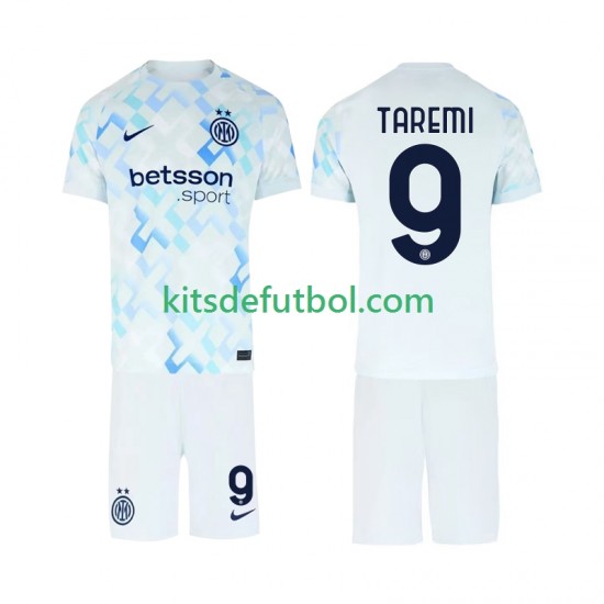 Equipación completa Niño Inter Milan Marcus Thuram 9 Camiseta de visitante 2025-2026 Manga Corta