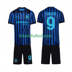 Equipación completa Niño Inter Milan Marcus Thuram 9 Camiseta de local 2025-2026 Manga Corta