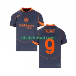 Inter Milan Marcus Thuram 9 Hombre Camiseta alternativa 2025-2026 Manga Corta