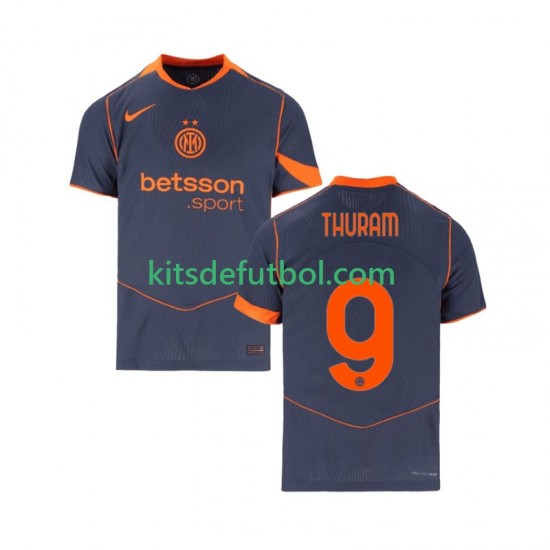 Inter Milan Marcus Thuram 9 Hombre Camiseta alternativa 2025-2026 Manga Corta