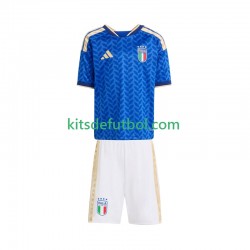 Equipación completa Niño Italia World Cup 2026 Camiseta de local Manga Corta