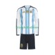 Equipación completa Niño Argentina World Cup 2026 Camiseta de local Manga Larga