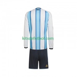 Equipación completa Niño Argentina World Cup 2026 Camiseta de local Manga Larga