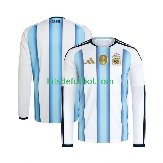 Argentina World Cup 2026 Hombre Camiseta de local Manga Larga