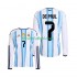 Argentina Rodrigo De Paul 7 World Cup 2026 Hombre Camiseta de local Manga Larga