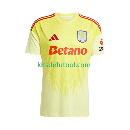 Aston Villa Portero Hombre Camiseta de visitante 2025-2026 Manga Corta