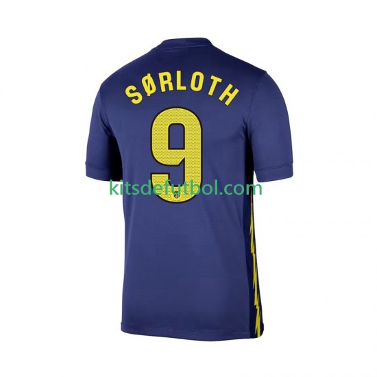 Atlético Madrid Alexander Sorloth 9 Hombre Camiseta de visitante 2025-2026 Manga Corta