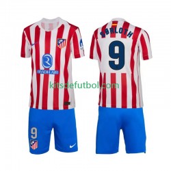 Equipación completa Niño Atlético Madrid Alexander Sorloth 9 Camiseta de local 2025-2026 Manga Corta