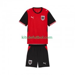 Equipación completa Niño Austria World Cup 2026 Camiseta de local Manga Corta