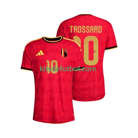 Bélgica Leandro Trossard 10 World Cup 2026 Hombre Camiseta de local Manga Corta