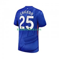 Chelsea Moises Caicedo 25 Hombre Camiseta de local 2025-2026 Manga Corta