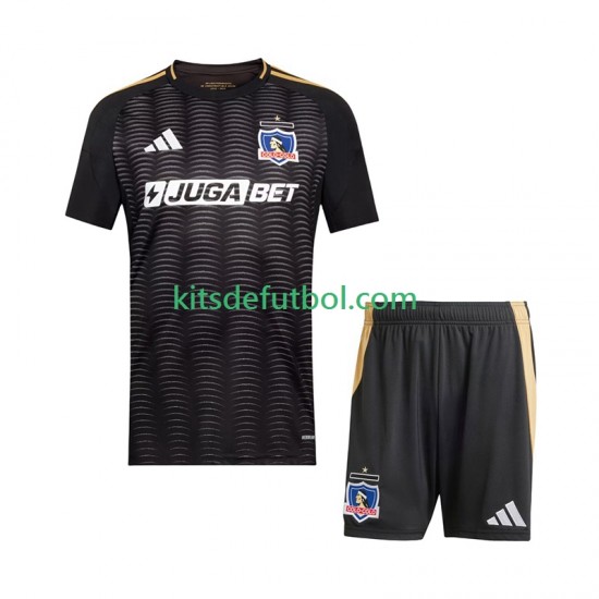 Equipación completa Niño Colo-Colo Camiseta de visitante 2025-2026 Manga Corta