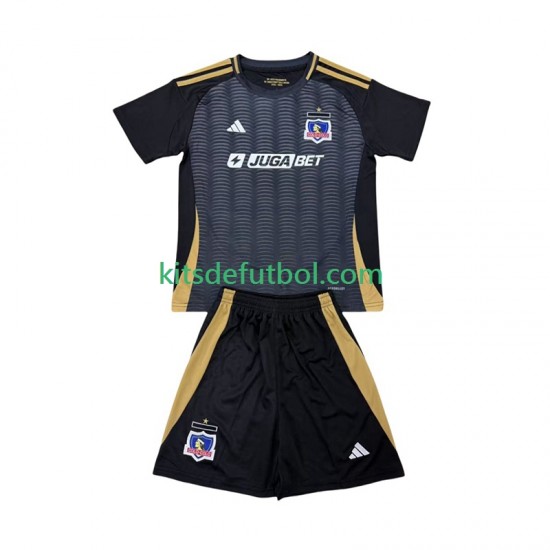 Equipación completa Niño Colo-Colo Camiseta de visitante 2025-2026 Manga Corta