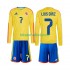 Equipación completa Niño Colombia Luis Diaz 7 World Cup 2026 Camiseta de local Manga Larga