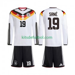 Equipación completa Niño Alemania Leroy Sane 19 World Cup 2026 Camiseta de local Manga Larga