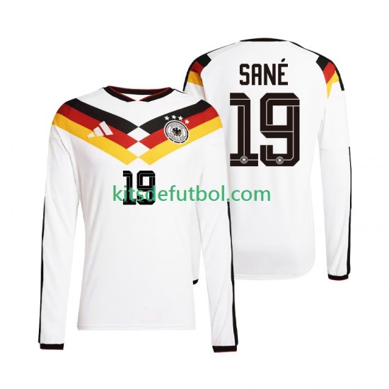 Alemania Leroy Sane 19 World Cup 2026 Hombre Camiseta de local Manga Larga