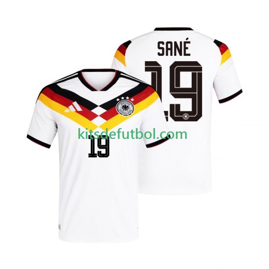 Alemania Leroy Sane 19 World Cup 2026 Hombre Camiseta de local Manga Corta