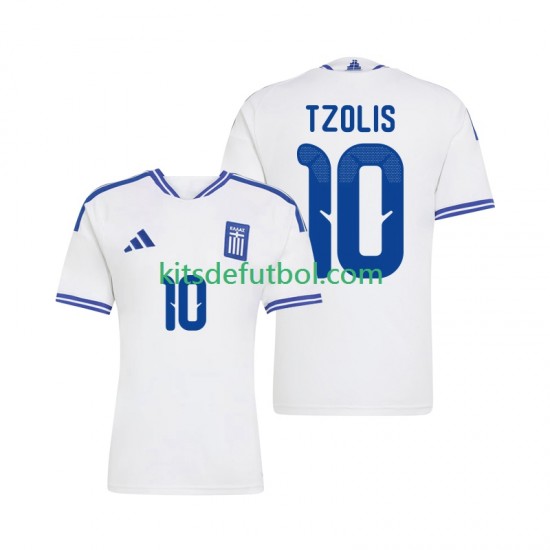 Grecia Christos Tzolis 10 2026 Hombre Camiseta de local Manga Corta