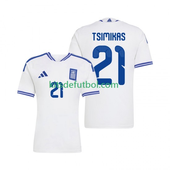 Grecia Konstantinos Tsimikas 21 2026 Hombre Camiseta de local Manga Corta
