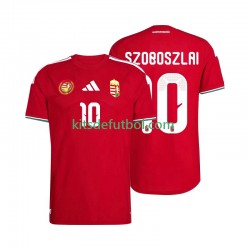 Hungría Szoboszlai 10 World Cup 2026 Hombre Camiseta de local Manga Corta