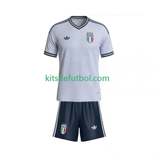 Equipación completa Niño Italia 2026 Camiseta de visitante Manga Corta