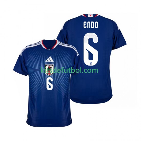 Japón Wataru Endo 6 World Cup 2026 Hombre Camiseta de local Manga Corta