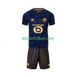 Equipación completa Niño LOSC Lille Camiseta alternativa 2025-2026 Manga Corta