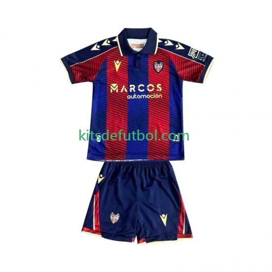 Equipación completa Niño Levante Camiseta de local 2025-2026 Manga Corta