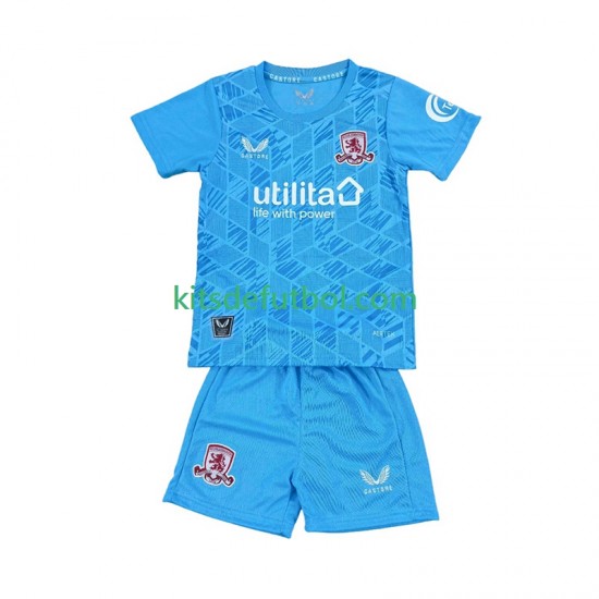 Equipación completa Niño Middlesbrough Portero Camiseta de local 2025-2026 Manga Corta