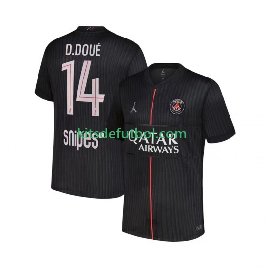 Paris Saint-Germain Desire Doue 14 Hombre Camiseta Cuarta 2025-2026 Manga Corta