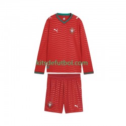 Equipación completa Niño Portugal World Cup 2026 Camiseta de local Manga Larga