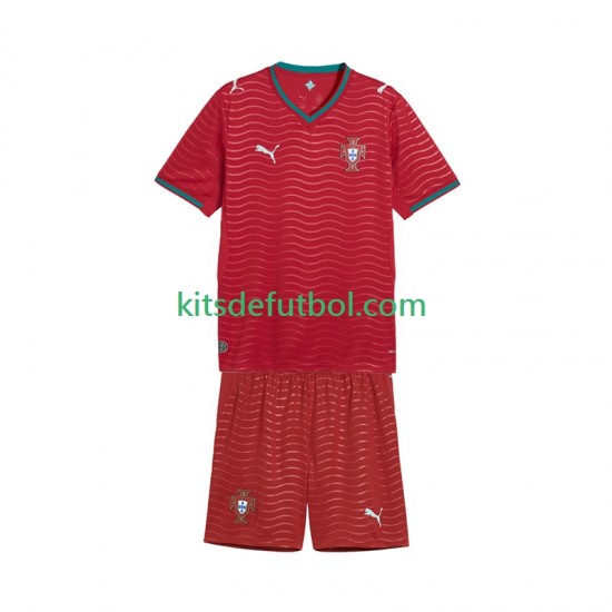 Equipación completa Niño Portugal World Cup 2026 Camiseta de local Manga Corta