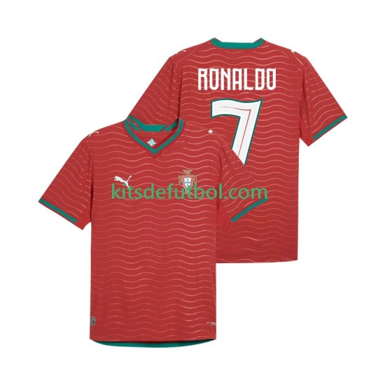 Portugal Cristiano Ronaldo 7 World Cup 2026 Hombre Camiseta de local Manga Corta
