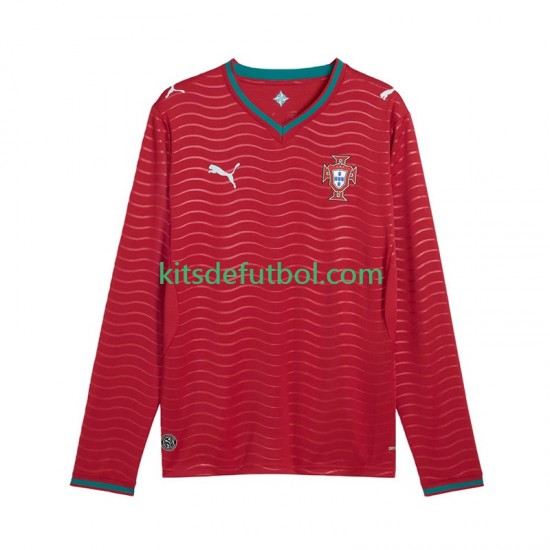 Portugal World Cup 2026 Hombre Camiseta de local Manga Larga