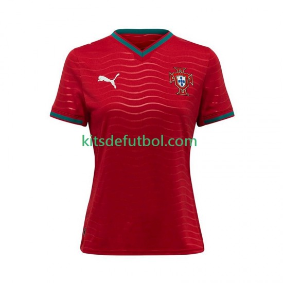 Portugal World Cup 2026 Mujer Camiseta de local Manga Corta