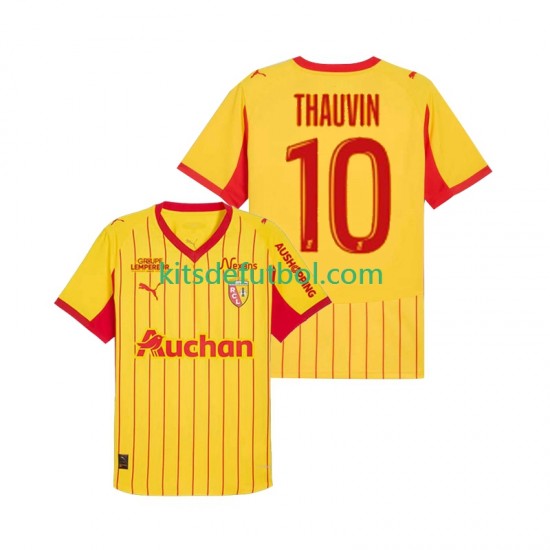 RC Lens Florian Thauvin 10 Hombre Camiseta de local 2025-2026 Manga Corta